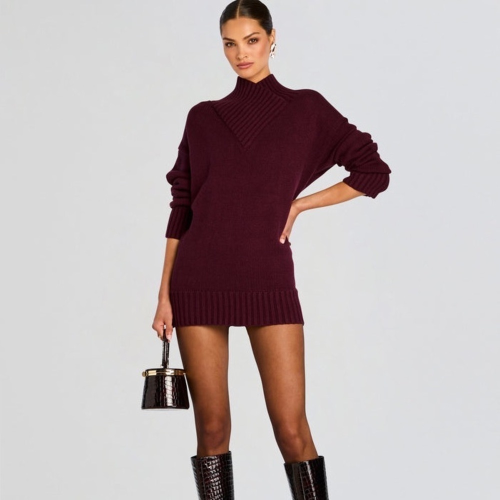 SER.O.YA Dessa Chunky Knit Sweater Dress